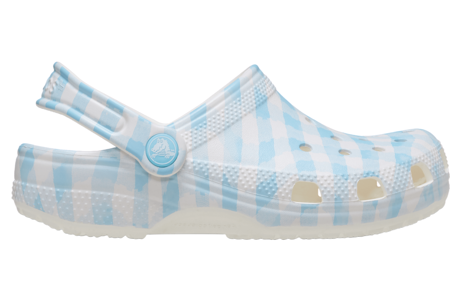 Crocs Classic Gingham Clog White / Blue