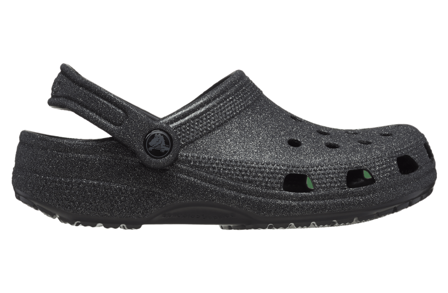 Crocs Classic Glitter Clog Black Glitter