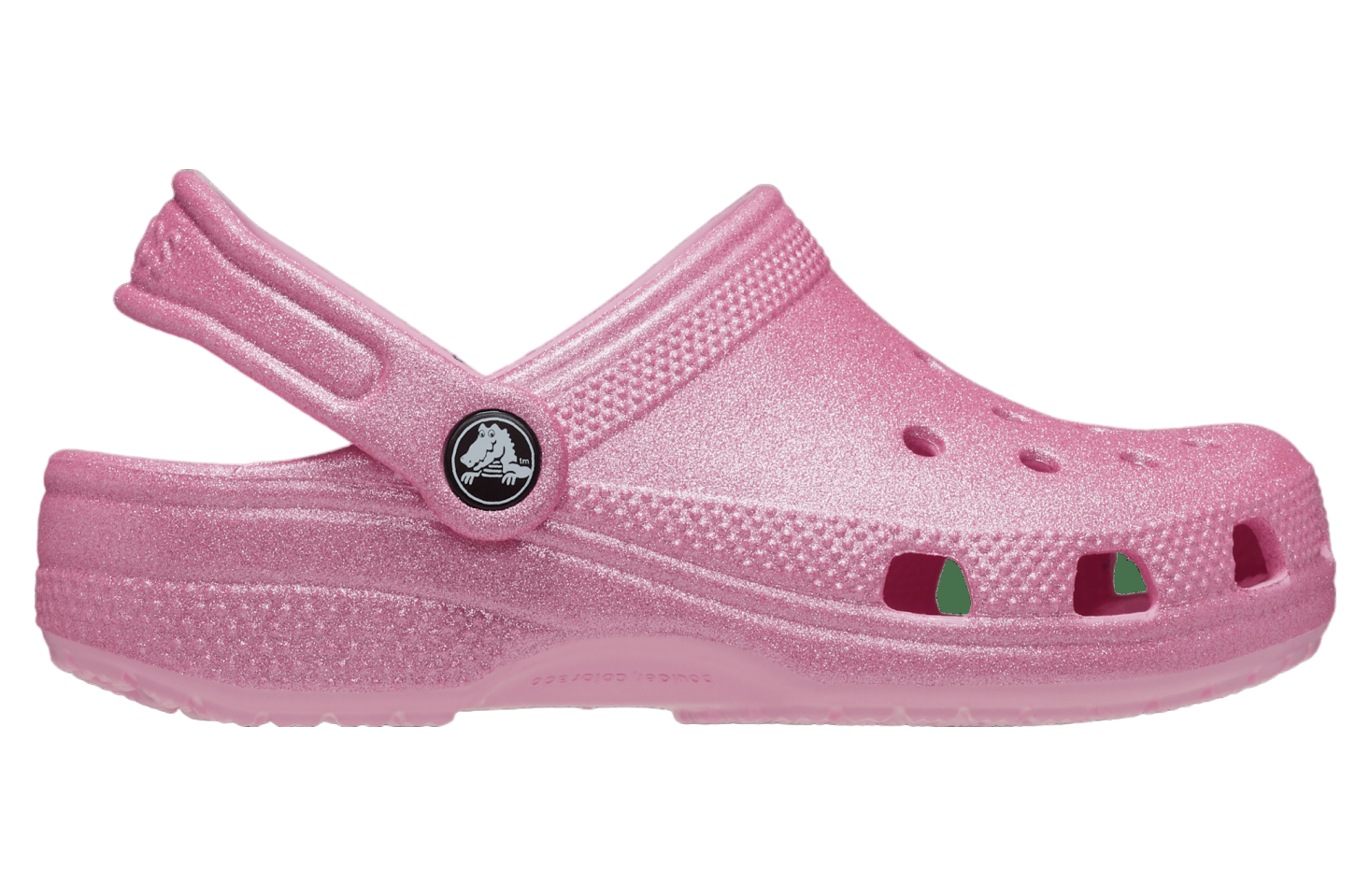 Crocs Classic Glitter Clog GS Pink Tweed Glitter