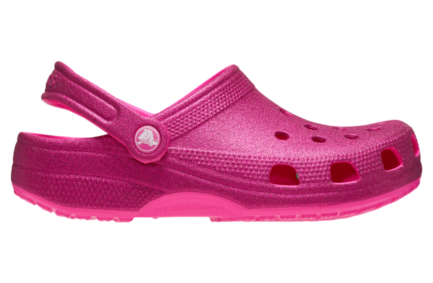 Crocs Classic Glitter Clog Pink Crush