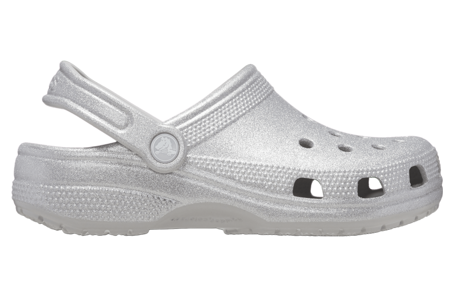 Crocs Classic Glitter Clog Silver Glitter