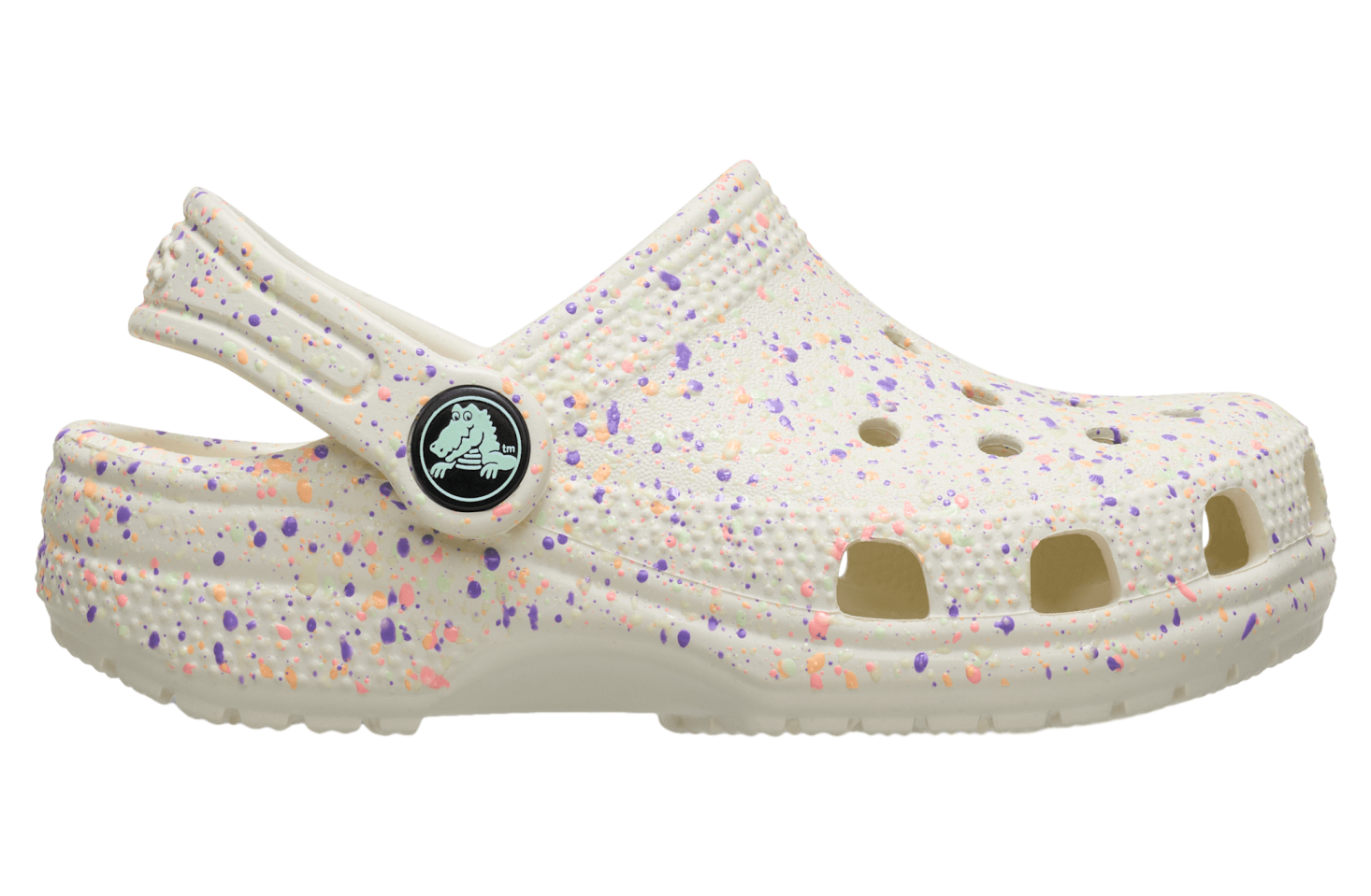 Crocs Classic Glow Paint Splatter Clog GS Summit White / Multi