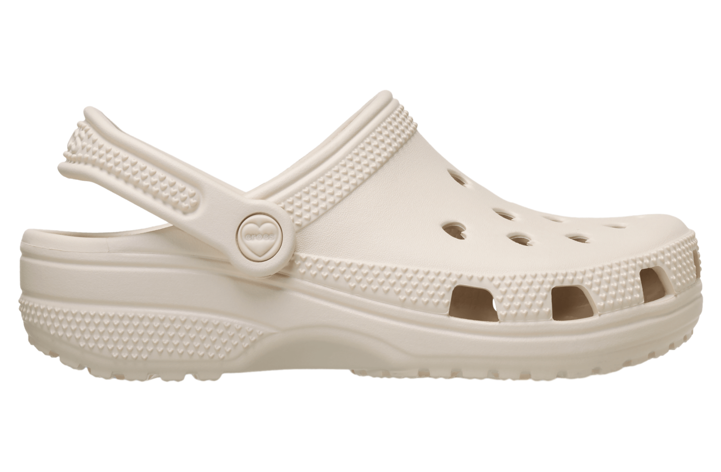 Crocs Classic Hearts Cut Out Clog Frappé