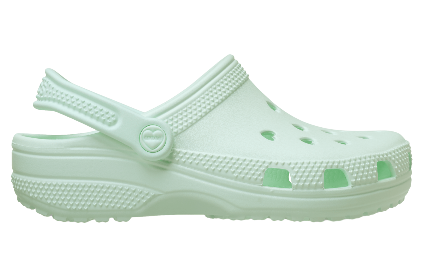 Crocs Classic Hearts Cut Out Clog Retro Ice
