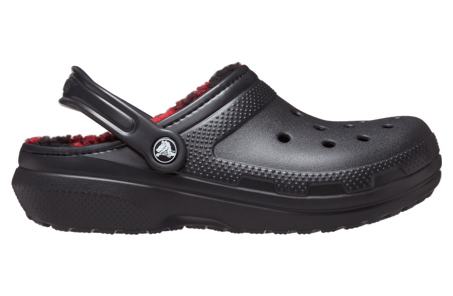 Crocs Classic Lined Buff Check Clog Black