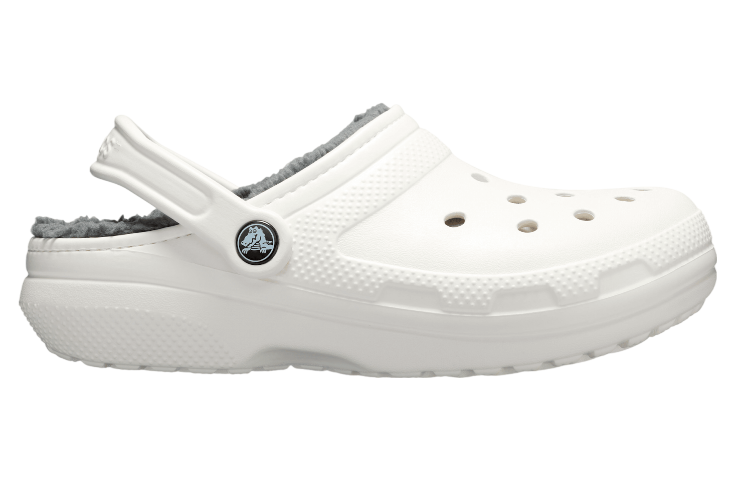 Crocs Classic Lined Clog White / Grey