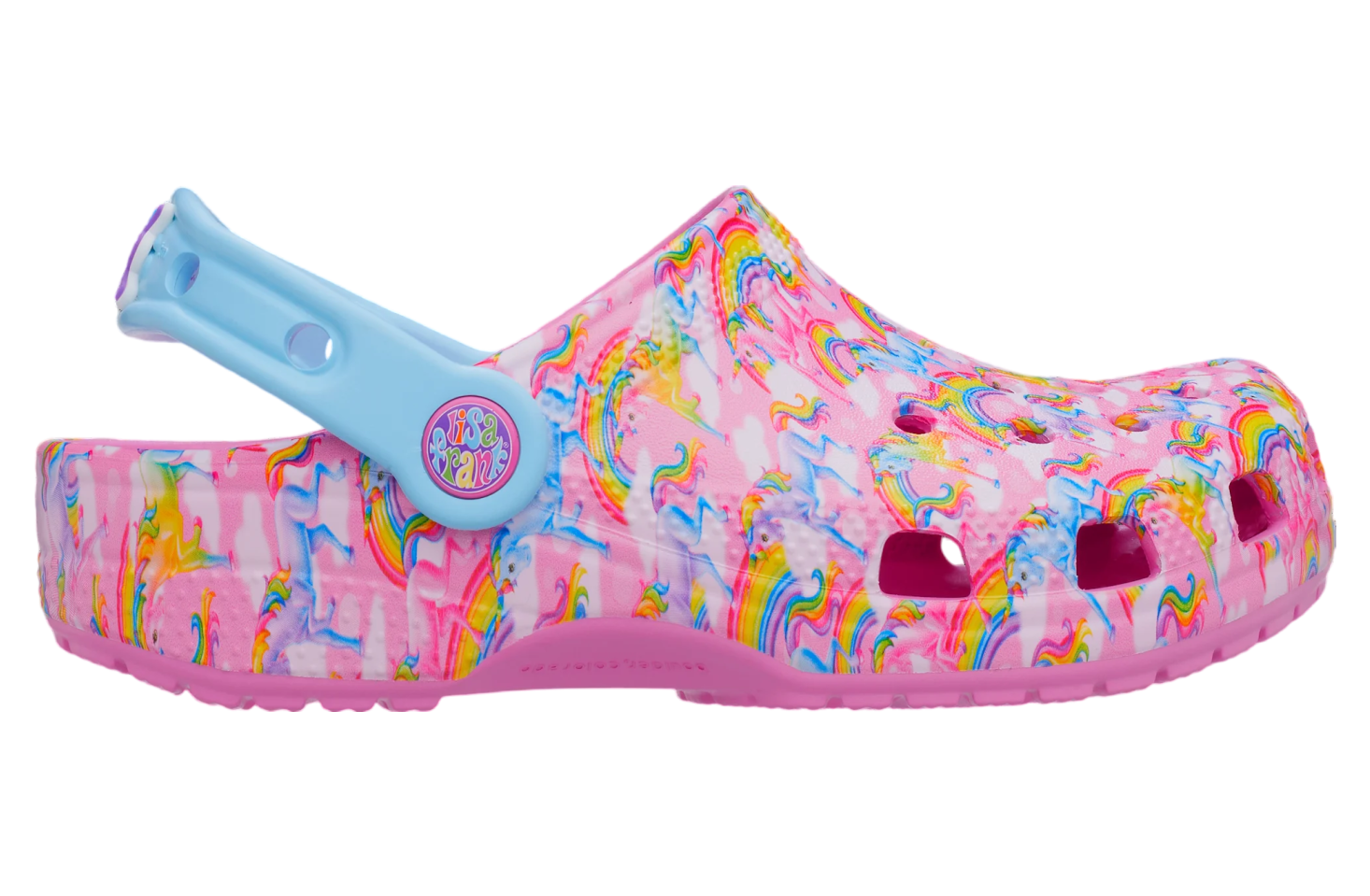 Crocs Classic Lisa Frank Unicorn Clog 2 GS Taffy Pink