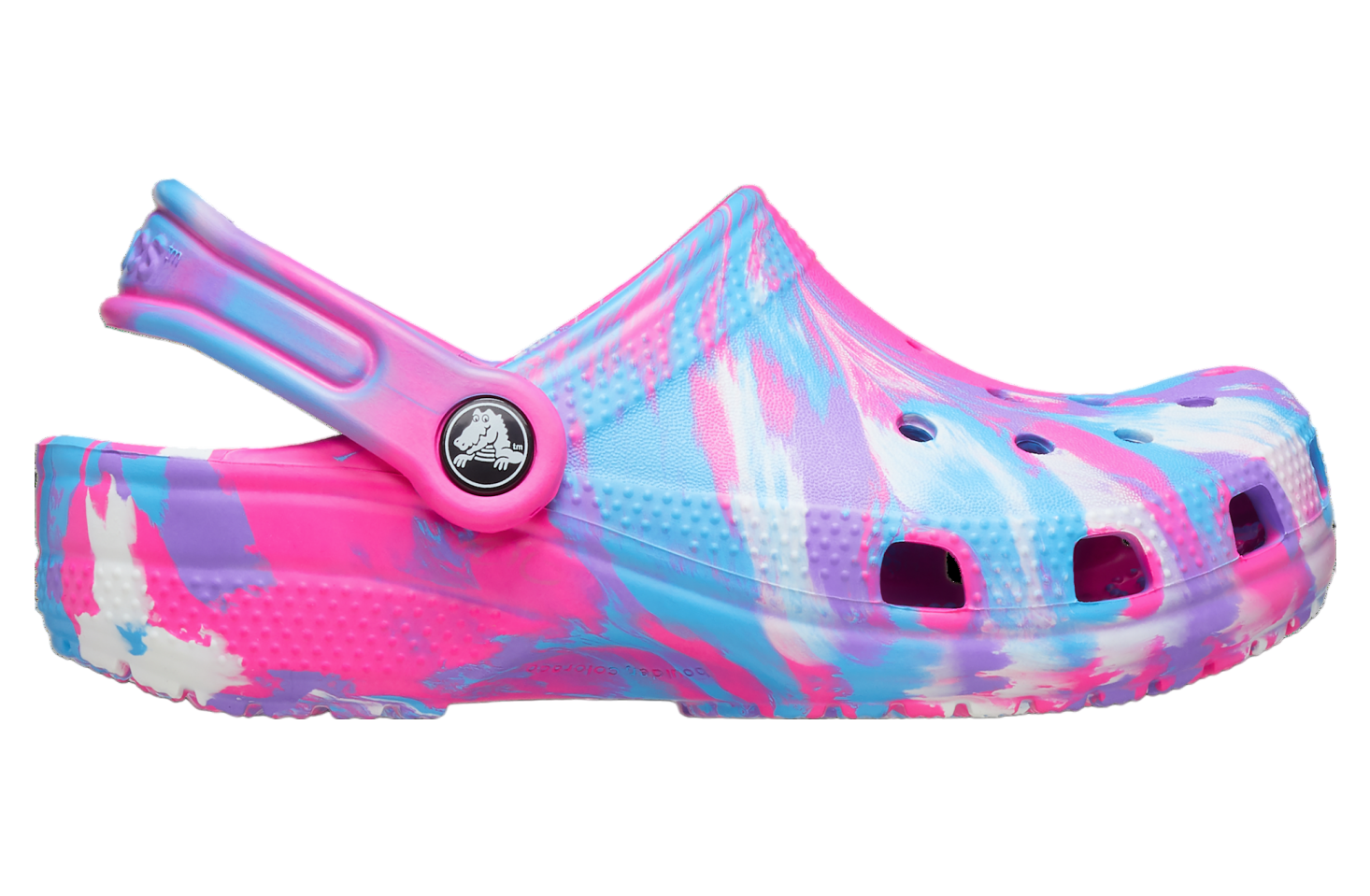 Crocs Classic Marbled Clog Gs Pink Crush / Multi