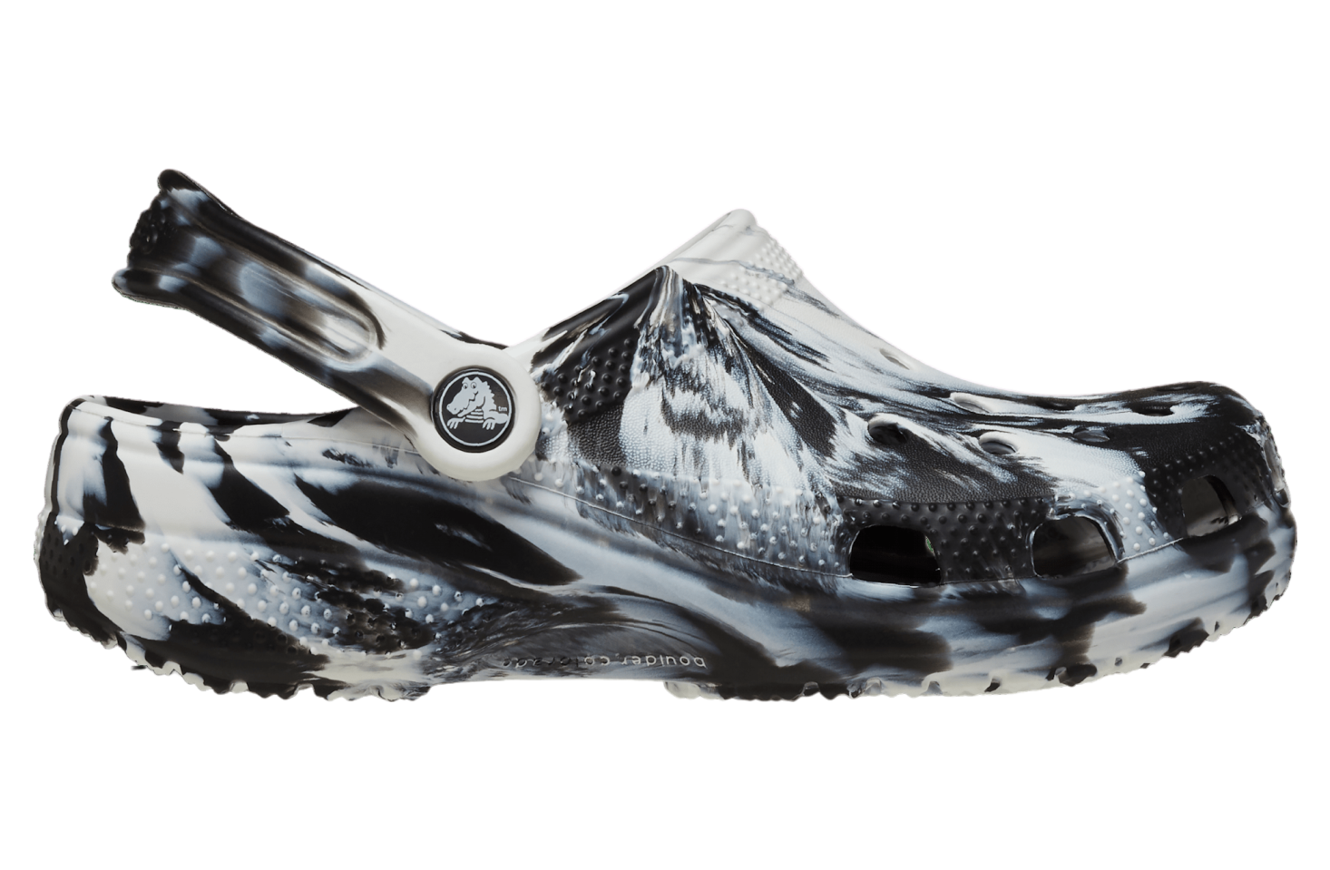 Crocs Classic Marbled Clog White / Black