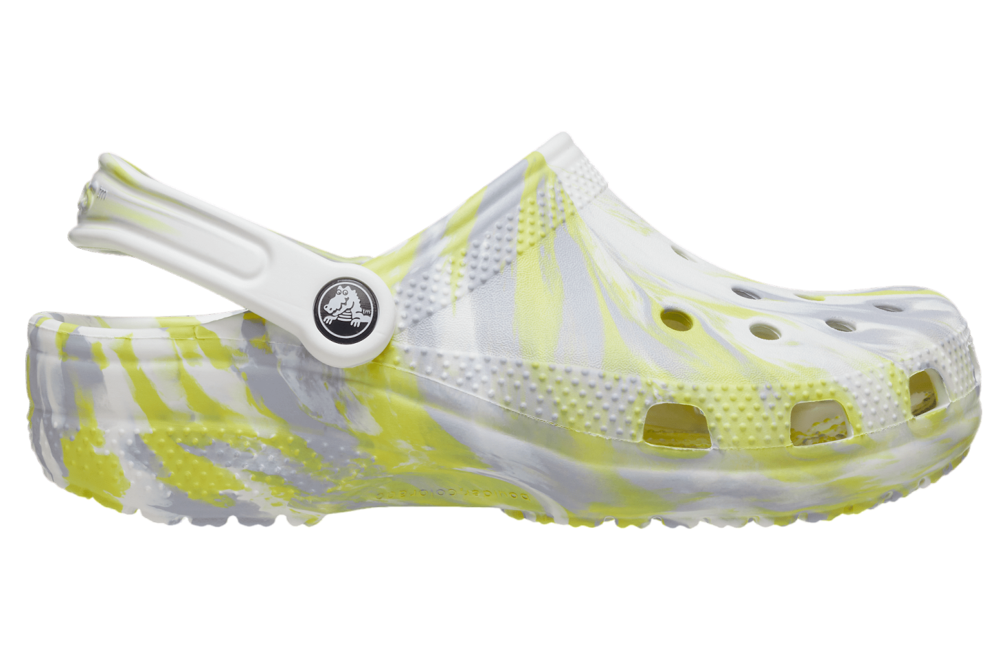 Crocs Classic Marbled Clog White / Microchip