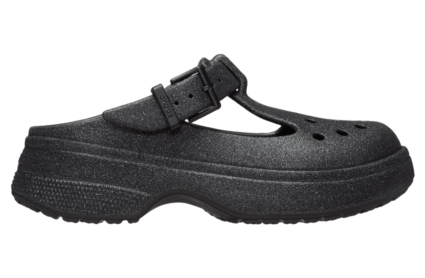 Crocs Classic Mary Jane Glitter Clog Black