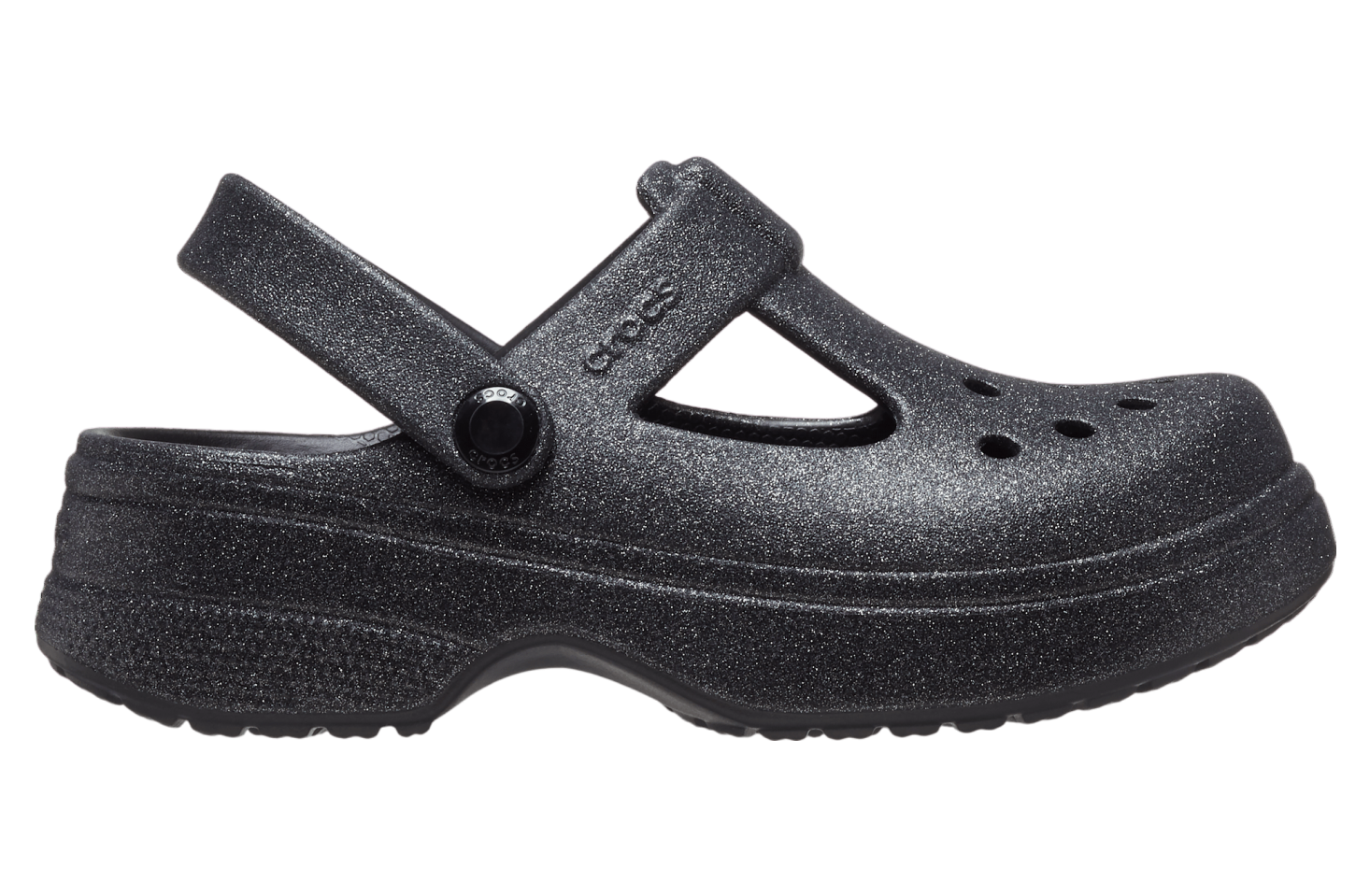 Crocs Classic Mary Jane Glitter Clog GS Black