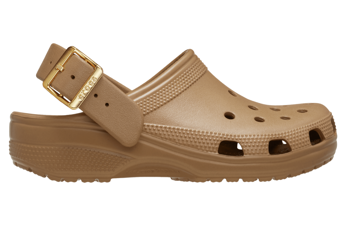 Crocs Classic Metallic Buckle Clog Sepia