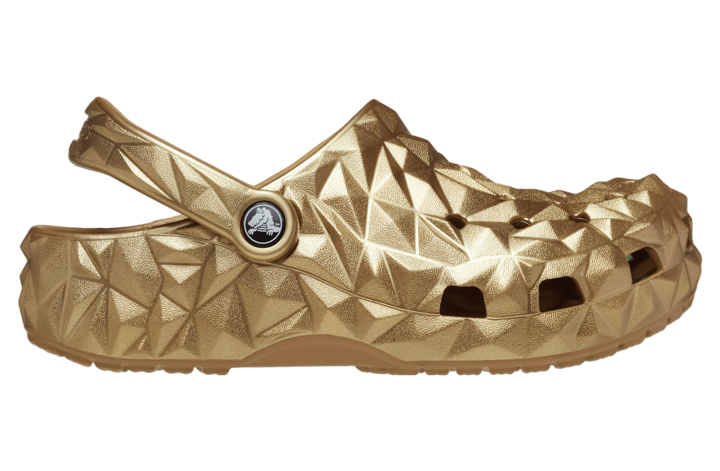 Crocs Classic Metallic Geometric Clog Gold