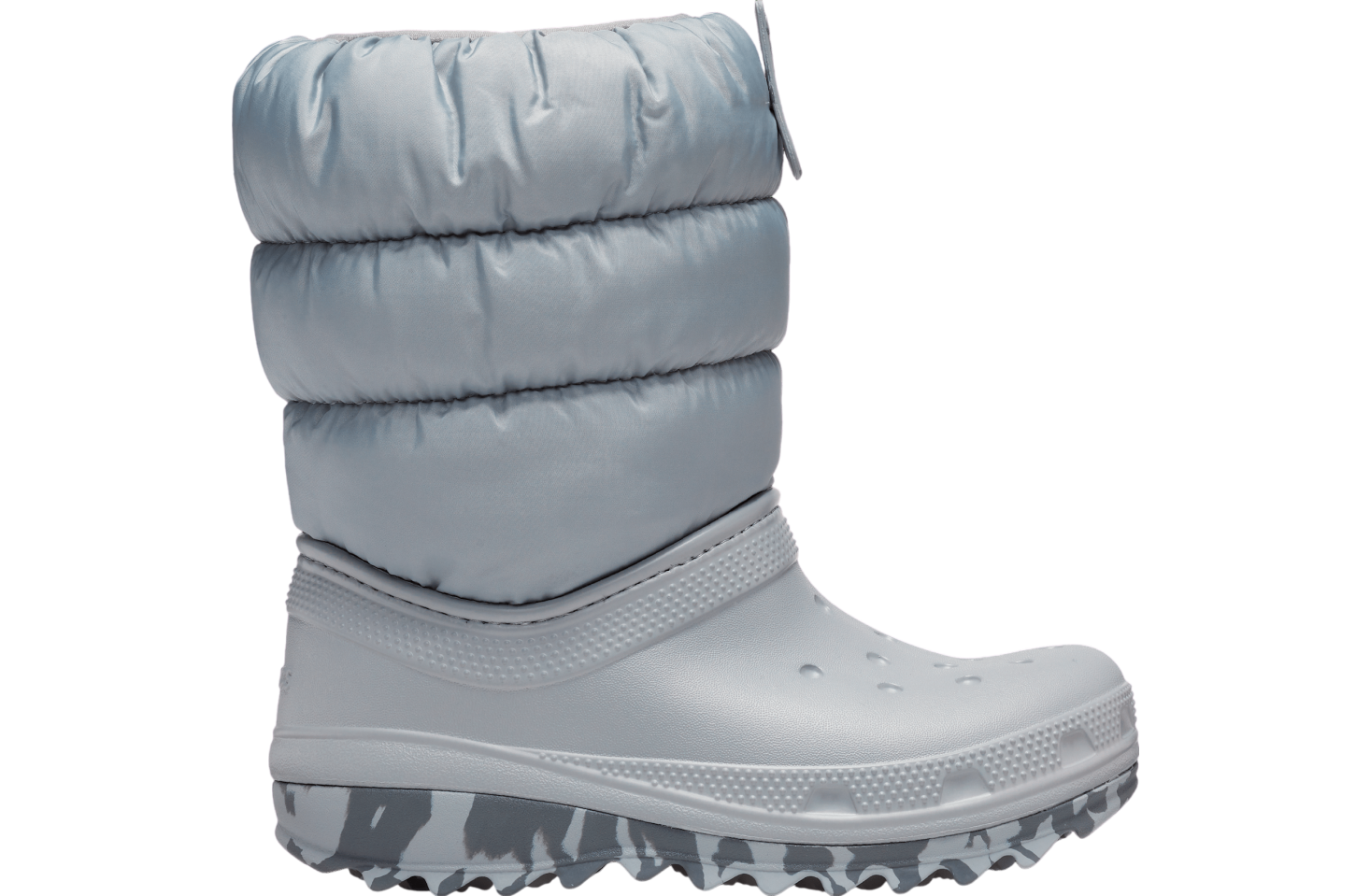 Crocs Classic Neo Puff Boot Gs Light Grey