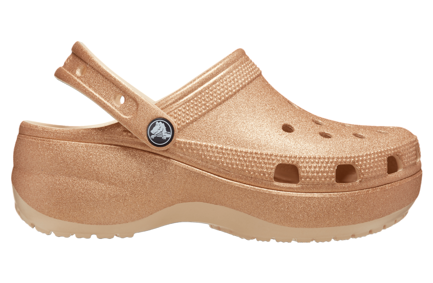 Crocs Classic Platform Glitter Clog WMNS Shitake