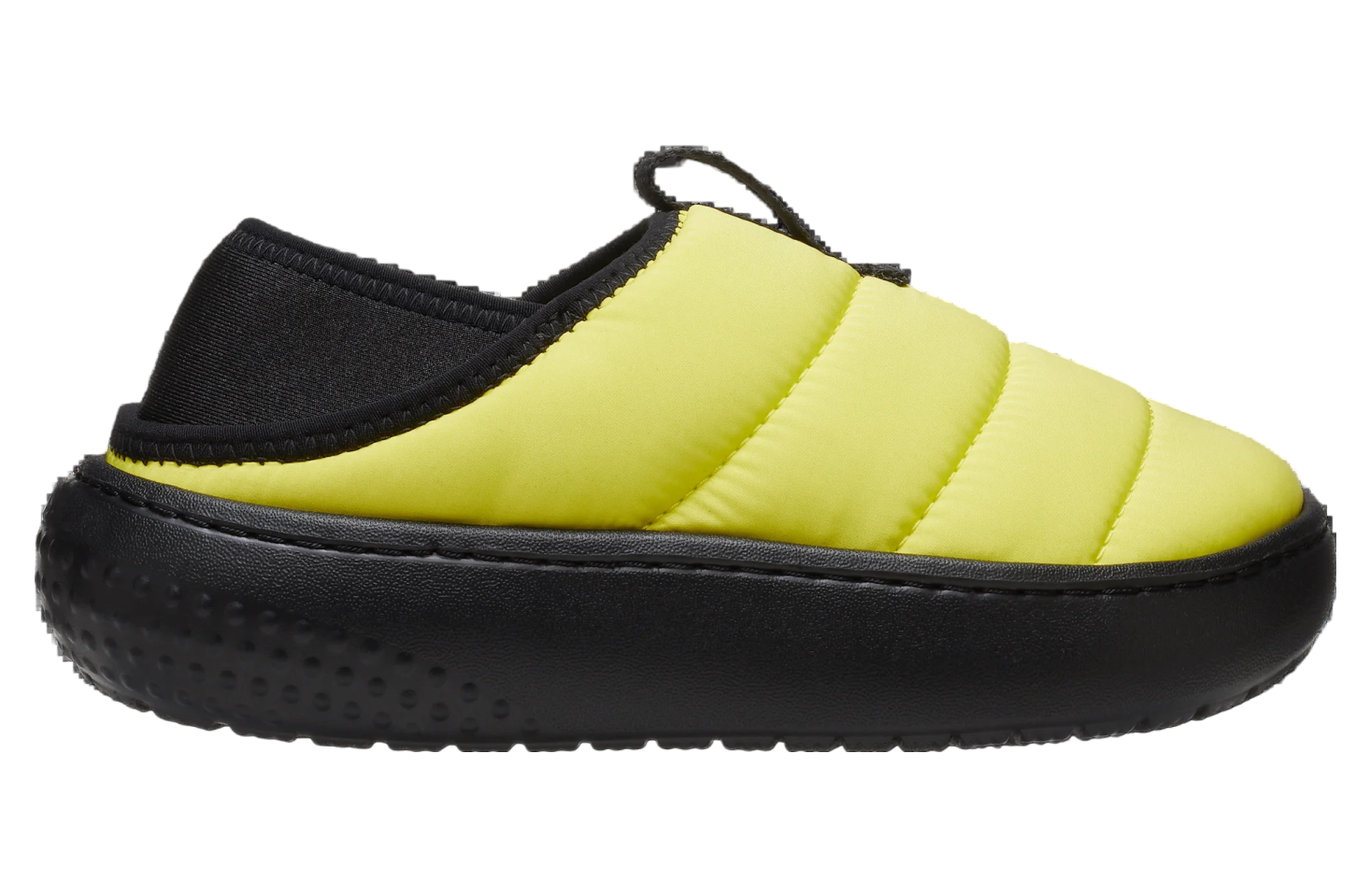 Crocs Classic Puff Moc GS Cyber Yellow / Multi