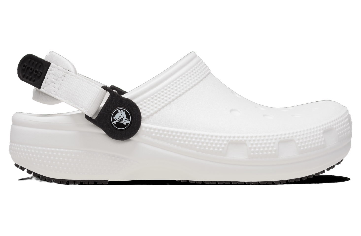 Crocs Classic Slip Resistant Work Clog White