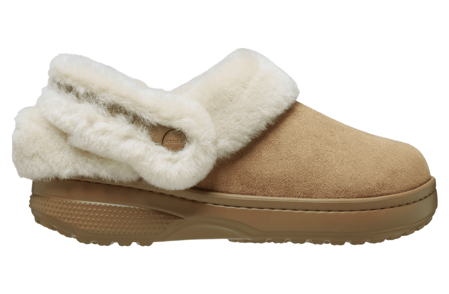 Crocs Classic Unfurgettable Vegan Suede Clog Sepia