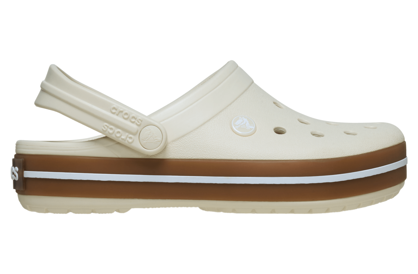 Crocs Crocband Gum Clog Summit White