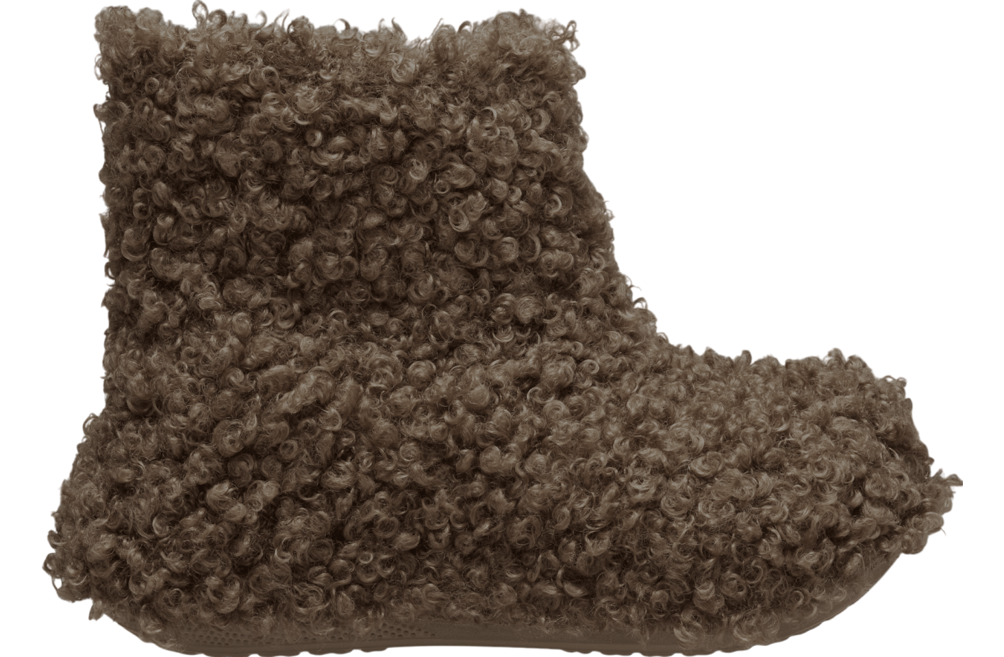 Crocs Crush Doodle Fur Boot Sepia