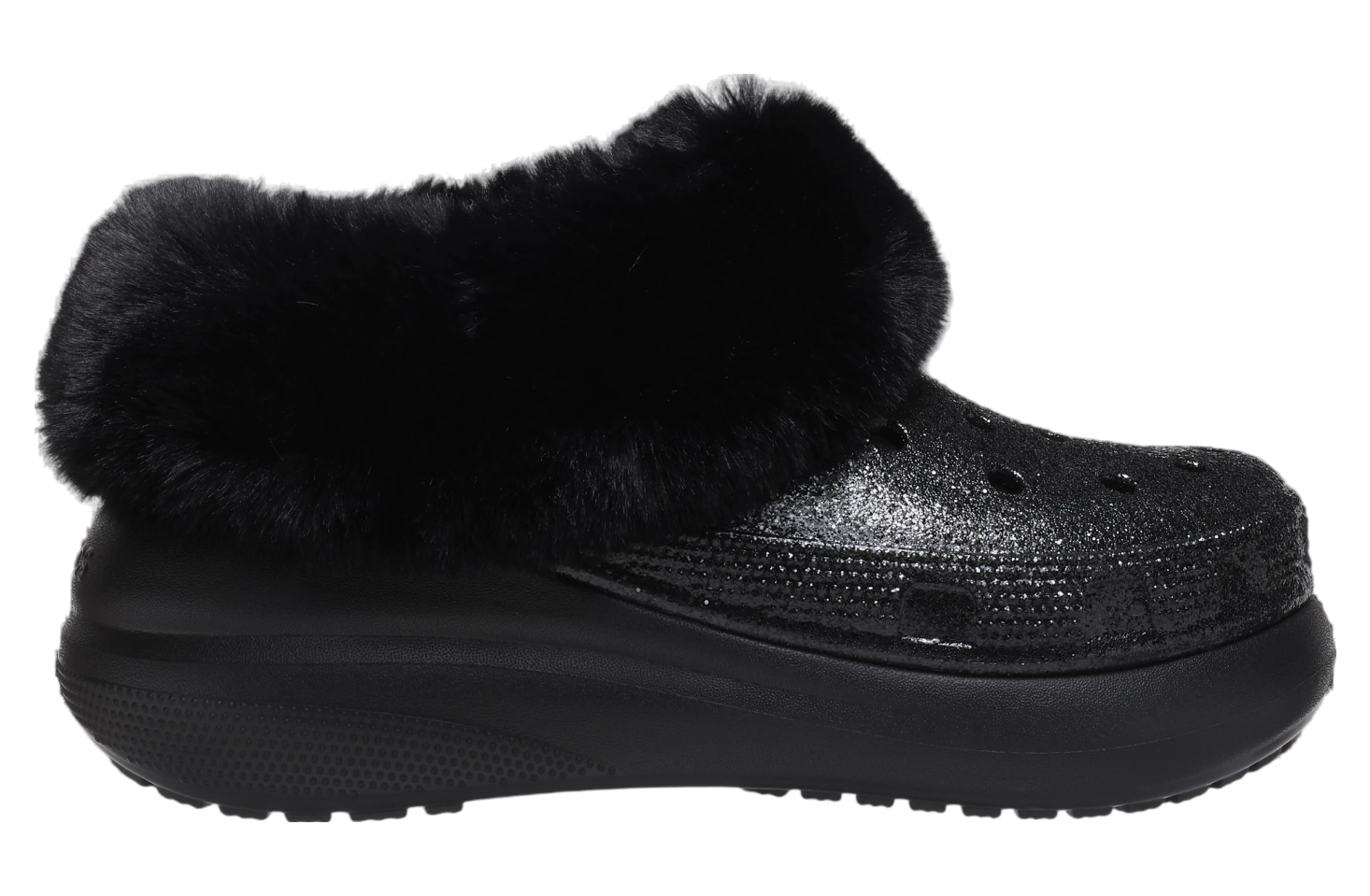 Crocs Furever Crush Glitter Black