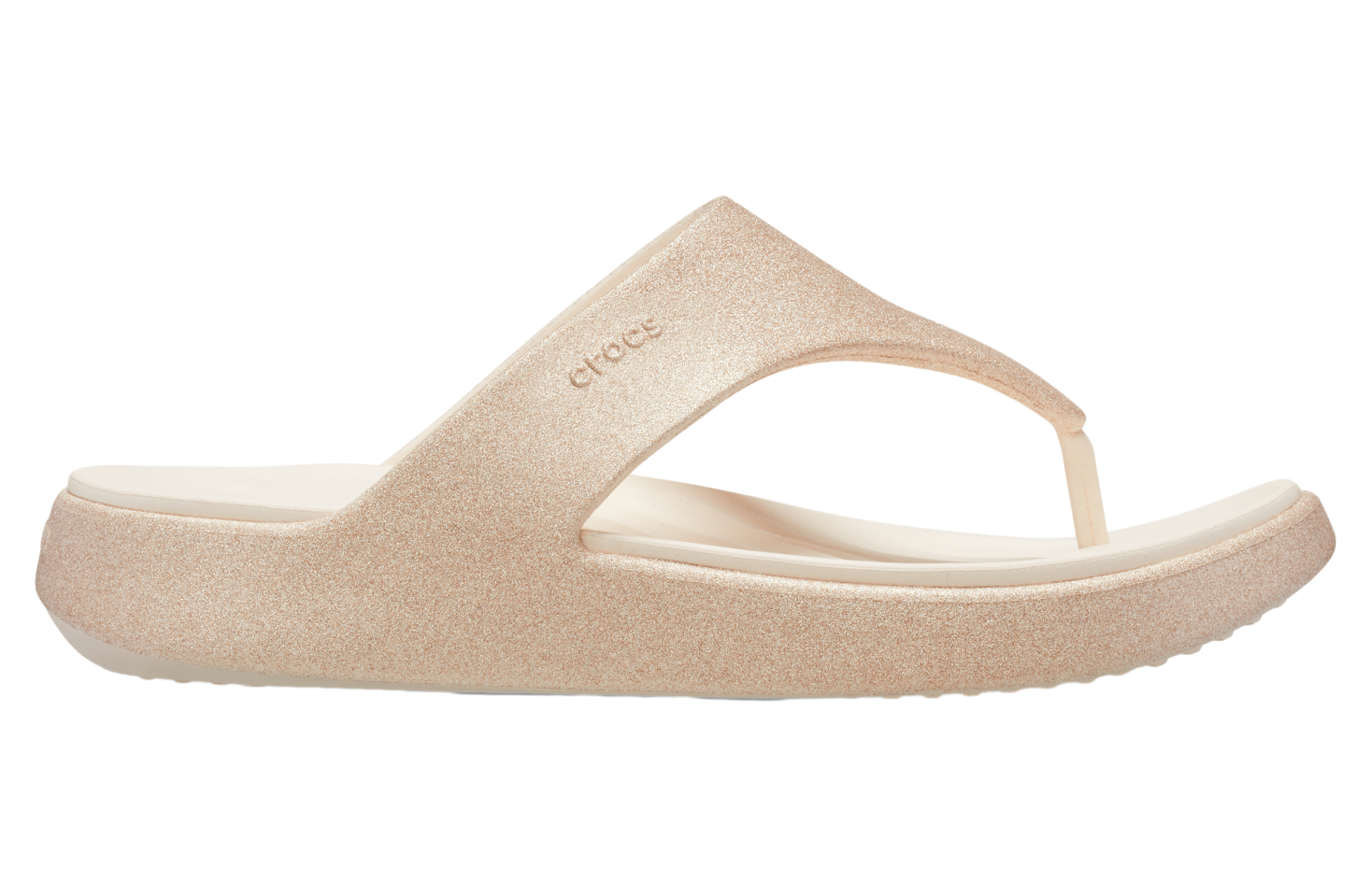 Crocs Getaway Glimmer Triangle Flip WMNS Peach Ice