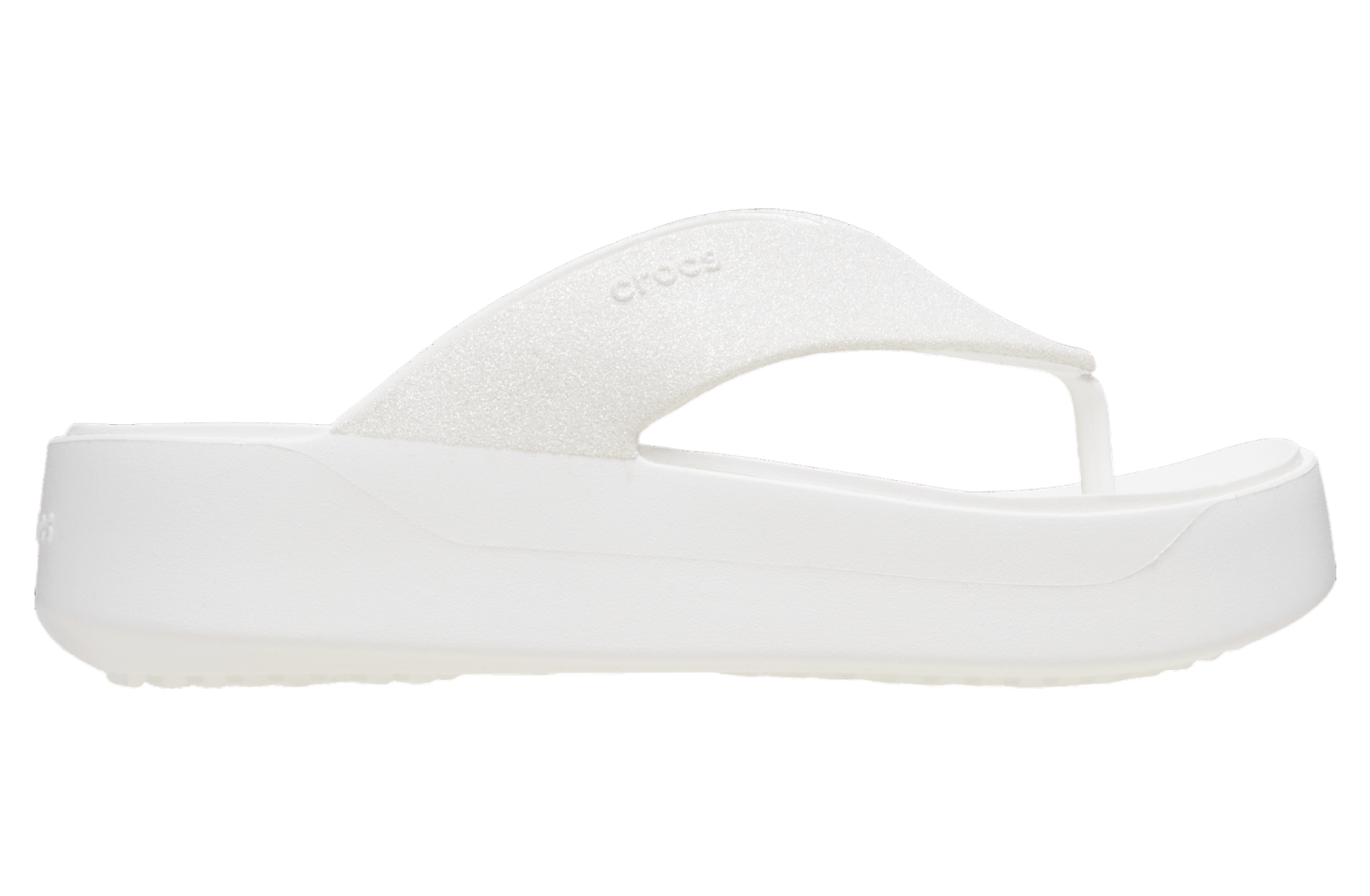 Crocs Getaway Platform Glitter Flip WMNS White