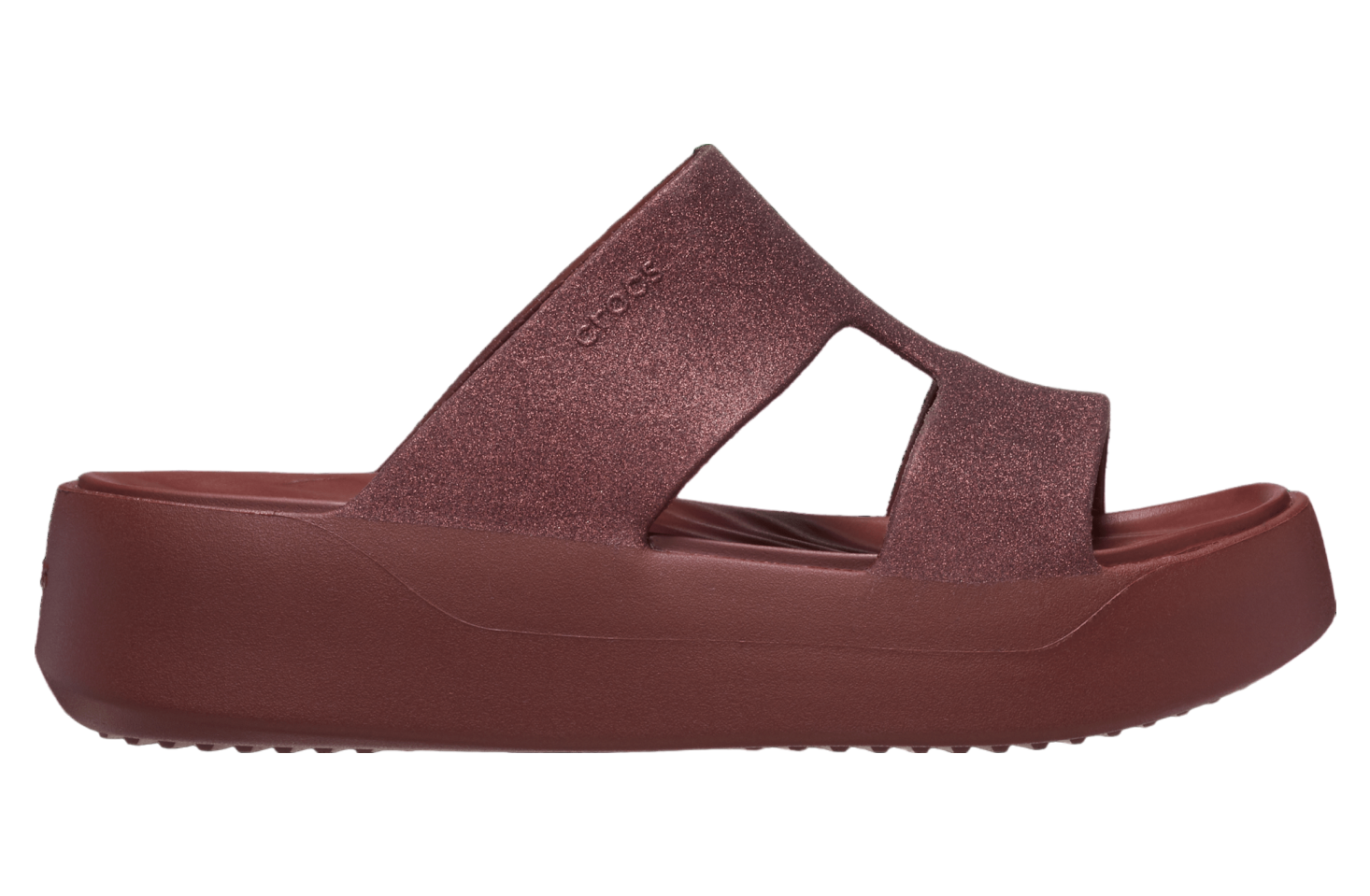 Crocs Getaway Platform Glitter H-strap WMNS Dark Clay