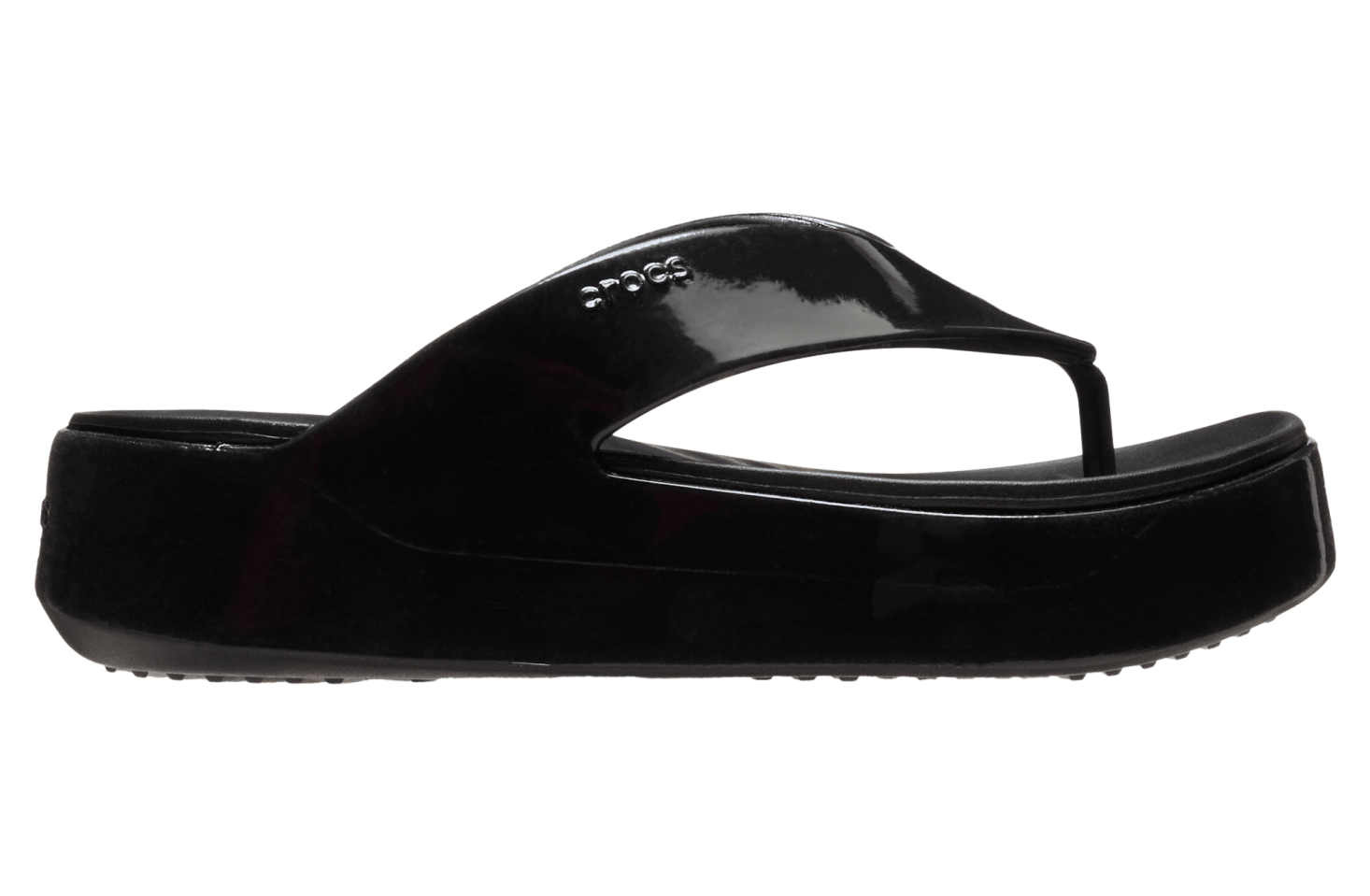 Crocs Getaway Platform Patent Flip WMNS Black