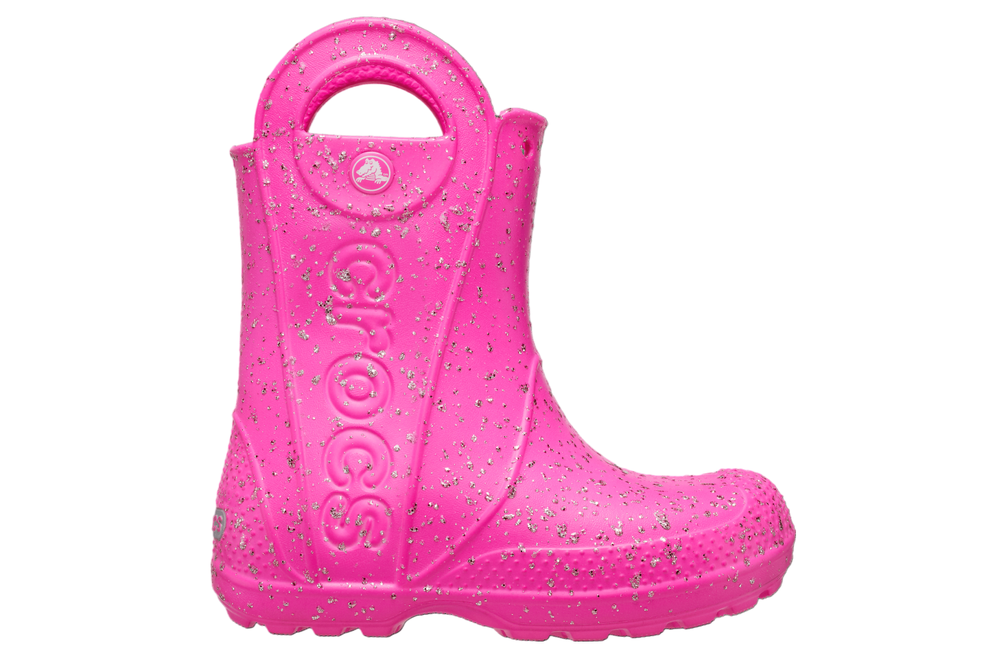 Crocs Handle It Glitter Rain Gs Pink Crush