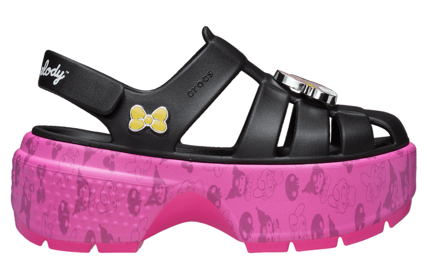 KURUMIポンチョ Crocs Hello Kitty and Friends my Melody And Kuromi stomp