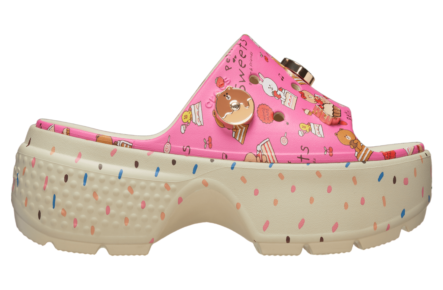 Crocs Line Friends Stomp Slide Bone