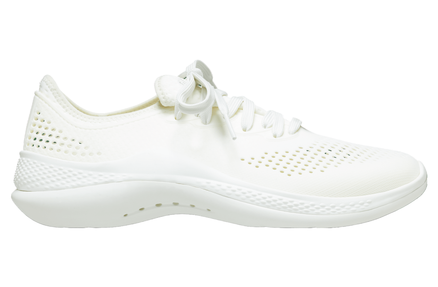 CROCS WOMEN'S LITERIDE 360 PACER SHOES 206705-1CV SIZE 11 CREAM