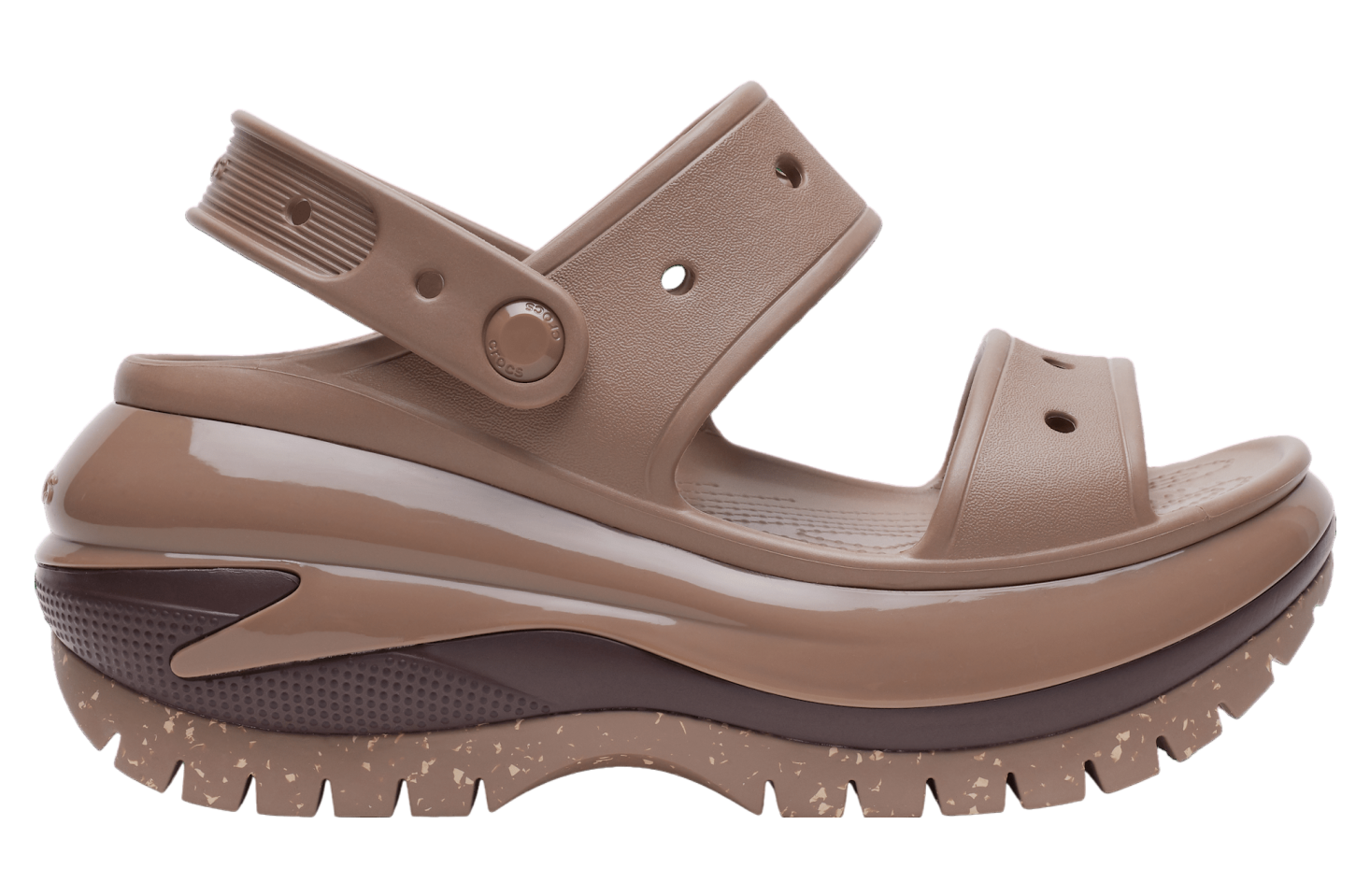 Crocs Mega Crush Sandal Latte