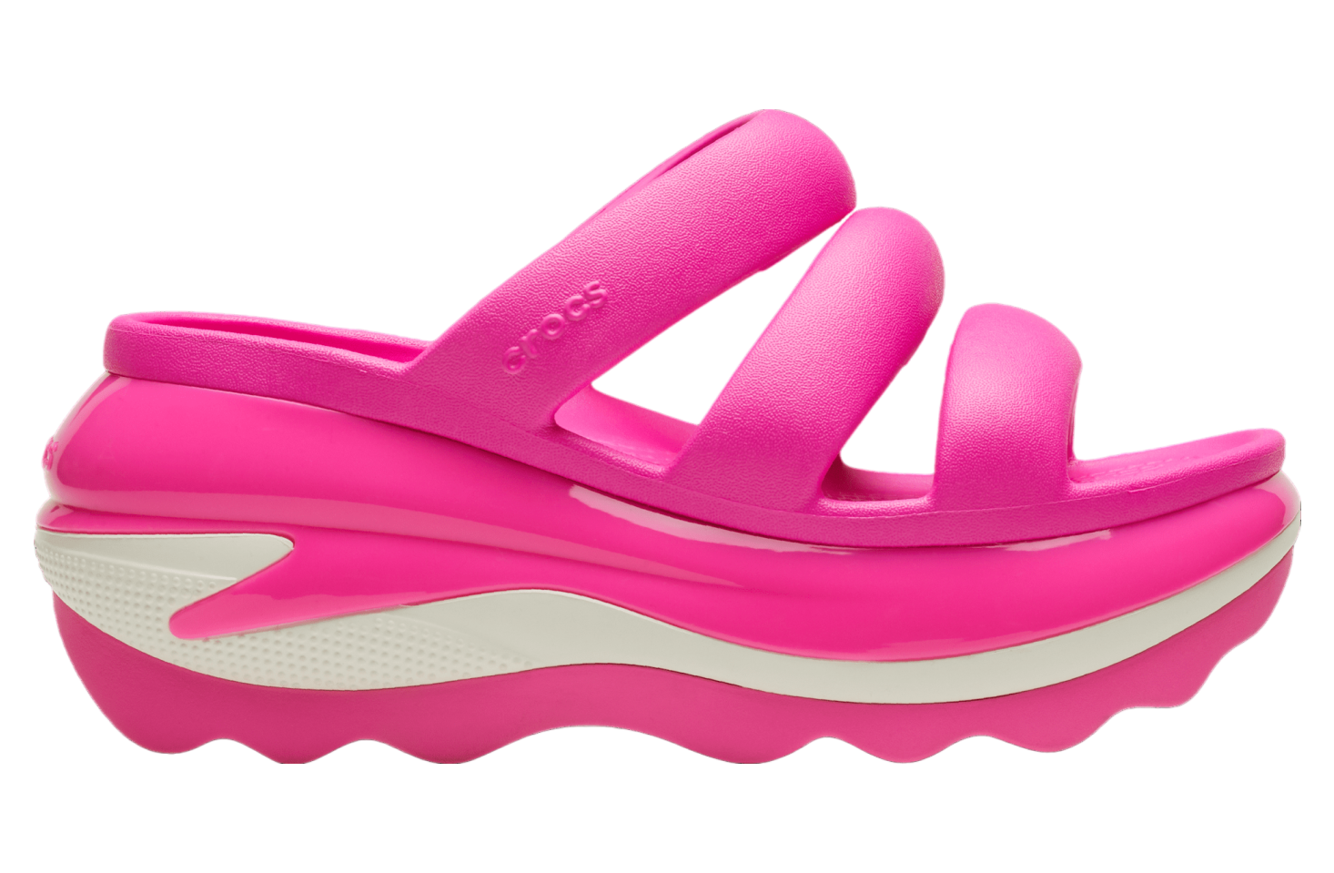 Crocs Mega Crush Triple Strap Pink Crush