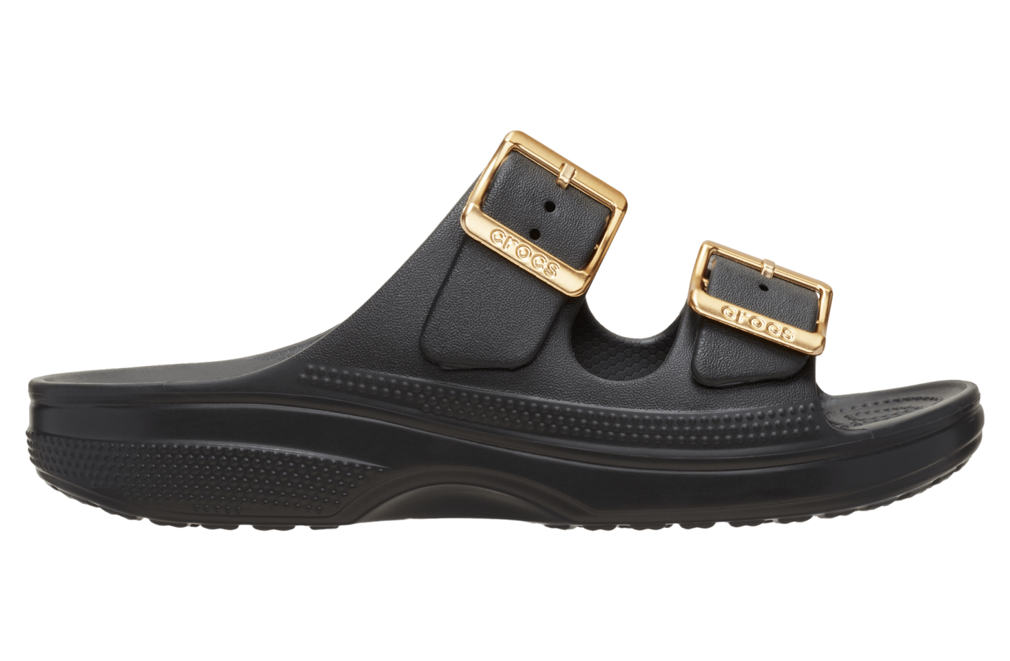 Crocs Metallic Buckle Saturday Sandal WMNS Black