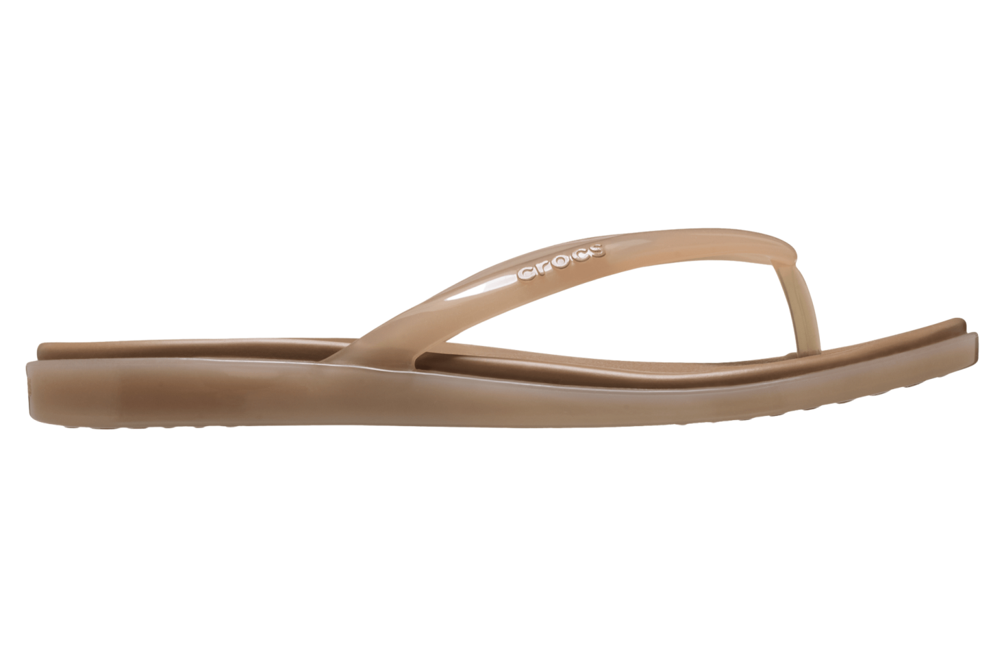 Crocs Miami Jelly Round Toe Flip WMNS Milk Chocolate Jelly