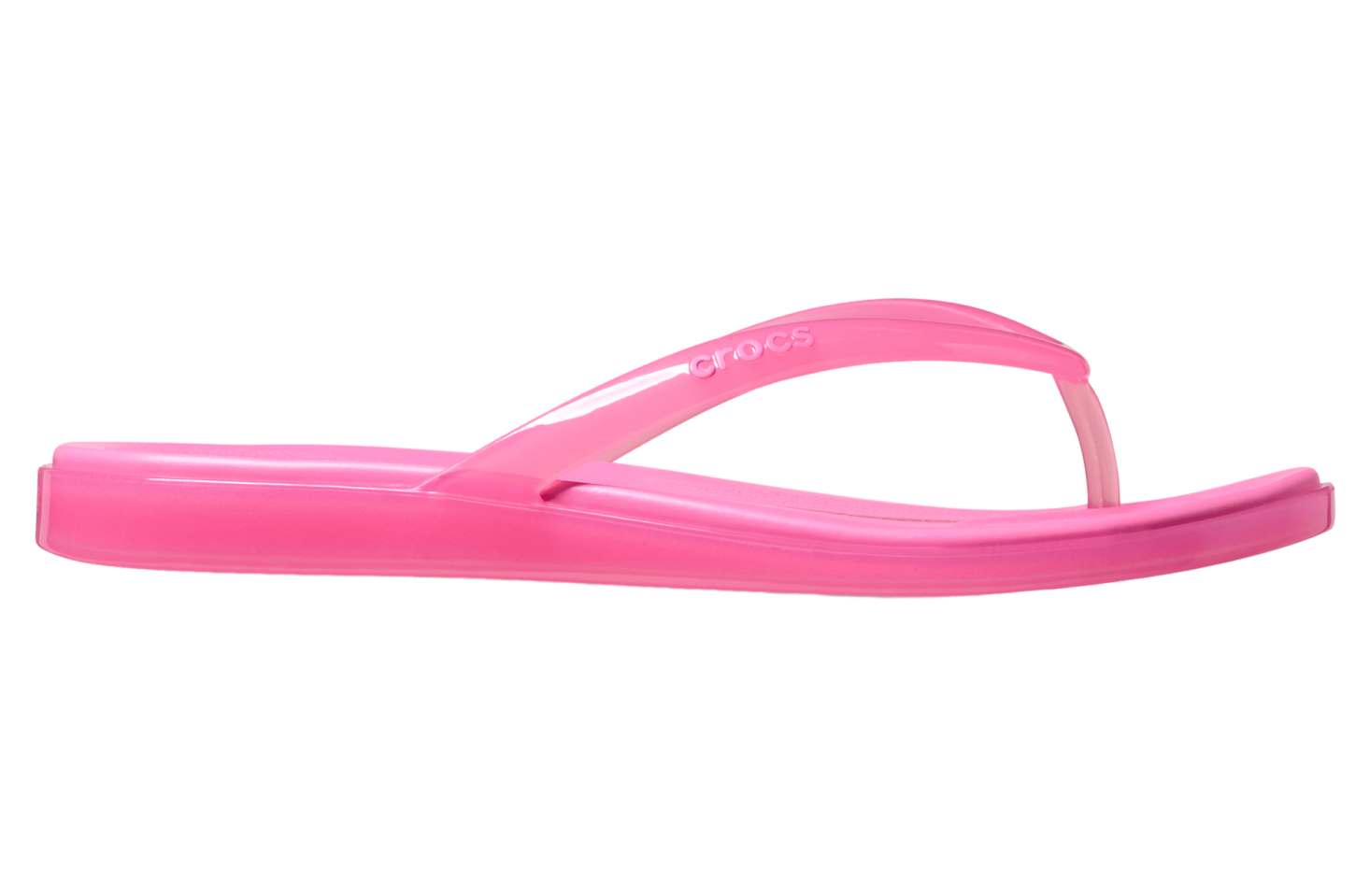 Crocs Miami Jelly Round Toe Flip WMNS Pink Lemonade Jelly