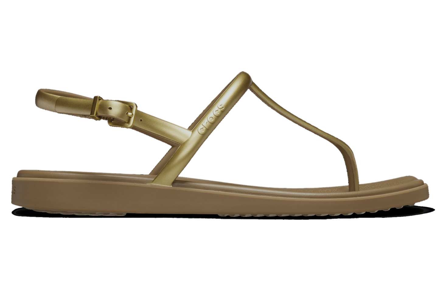 Crocs Miami Metallic Thong Flip WMNS Sepia