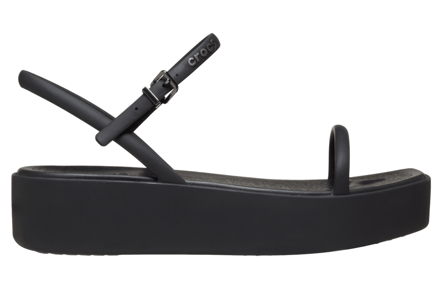 Crocs Miami Platform Y Strap Sandal WMNS Black