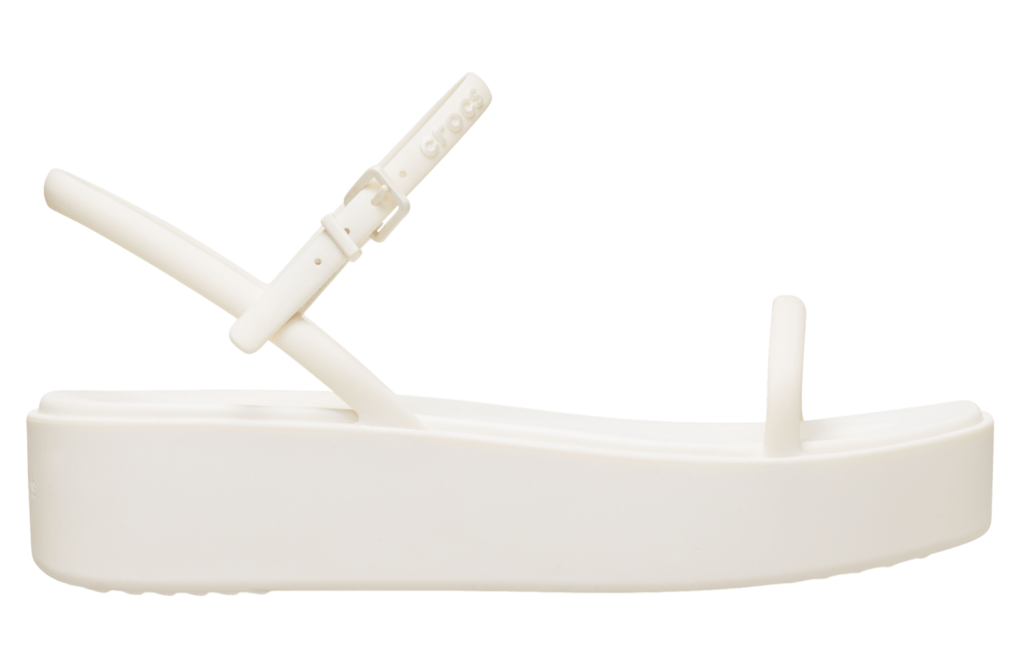 Crocs Miami Platform Y Strap Sandal WMNS Chalk