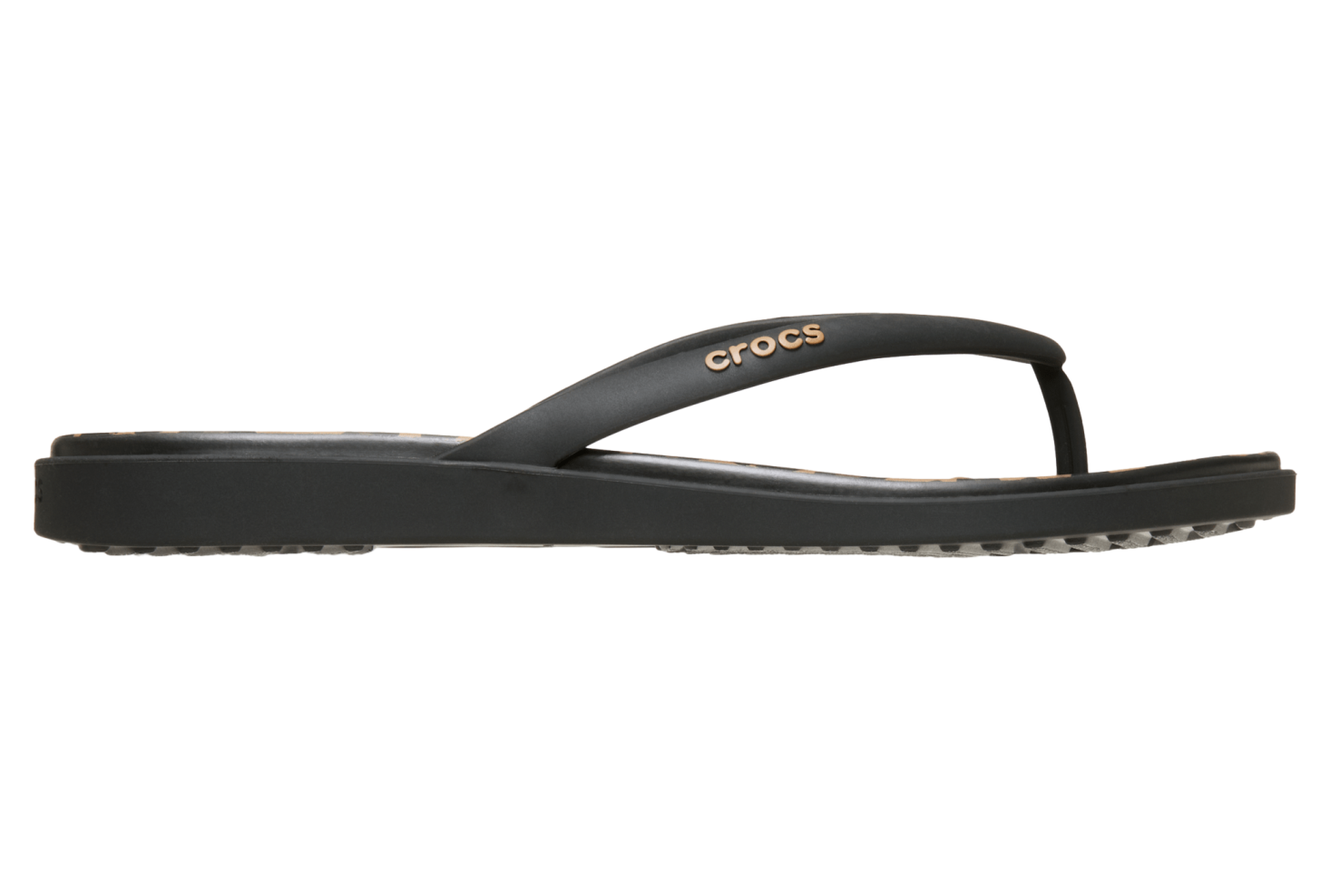 Crocs Miami Round Toe Animal Flip WMNS Black / Sepia