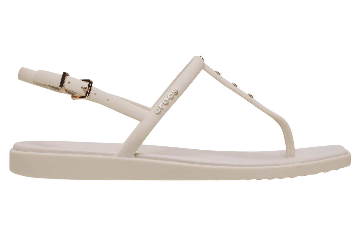 Crocs Miami Studded Thong Flip WMNS Almond Tint