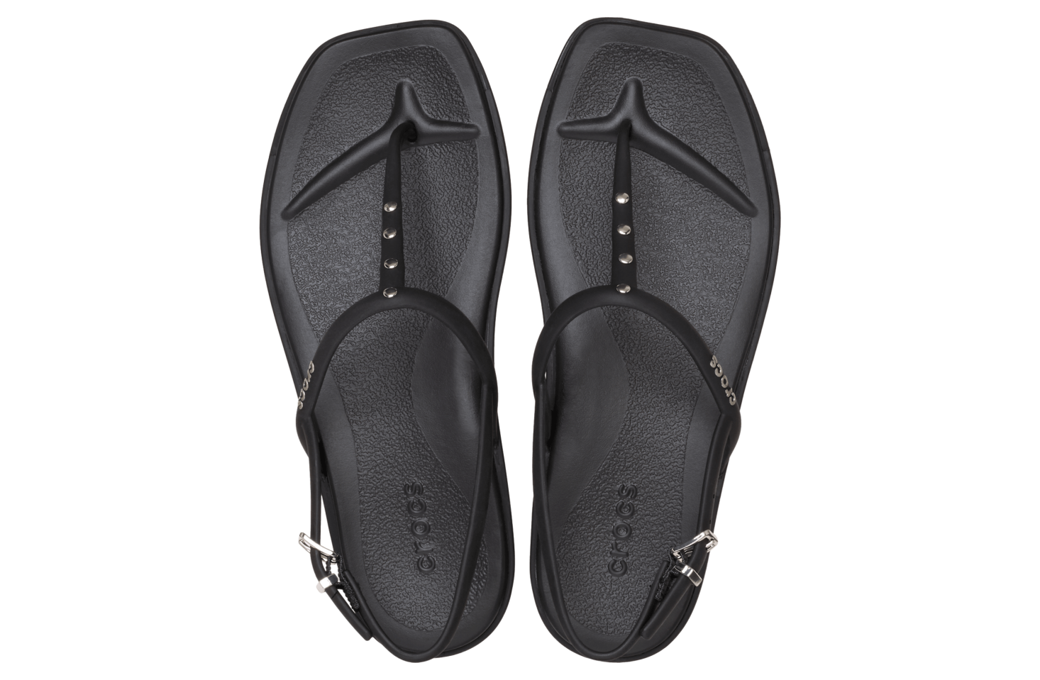 Crocs Miami Studded Thong Flip WMNS Black