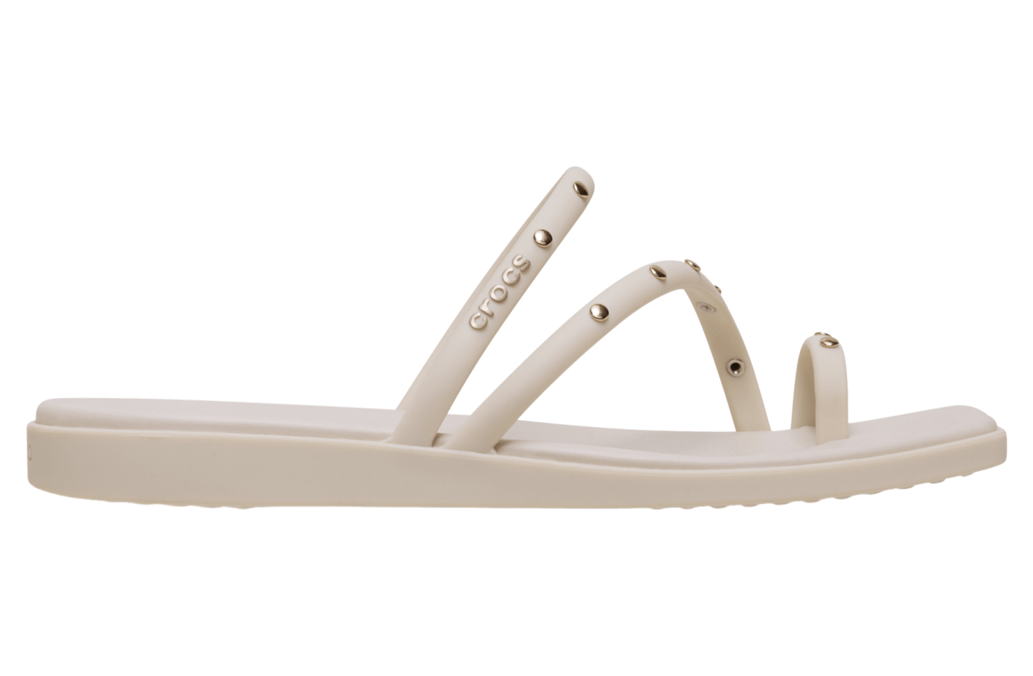 Crocs Miami Studded Toe Loop Sandal WMNS Almond Tint