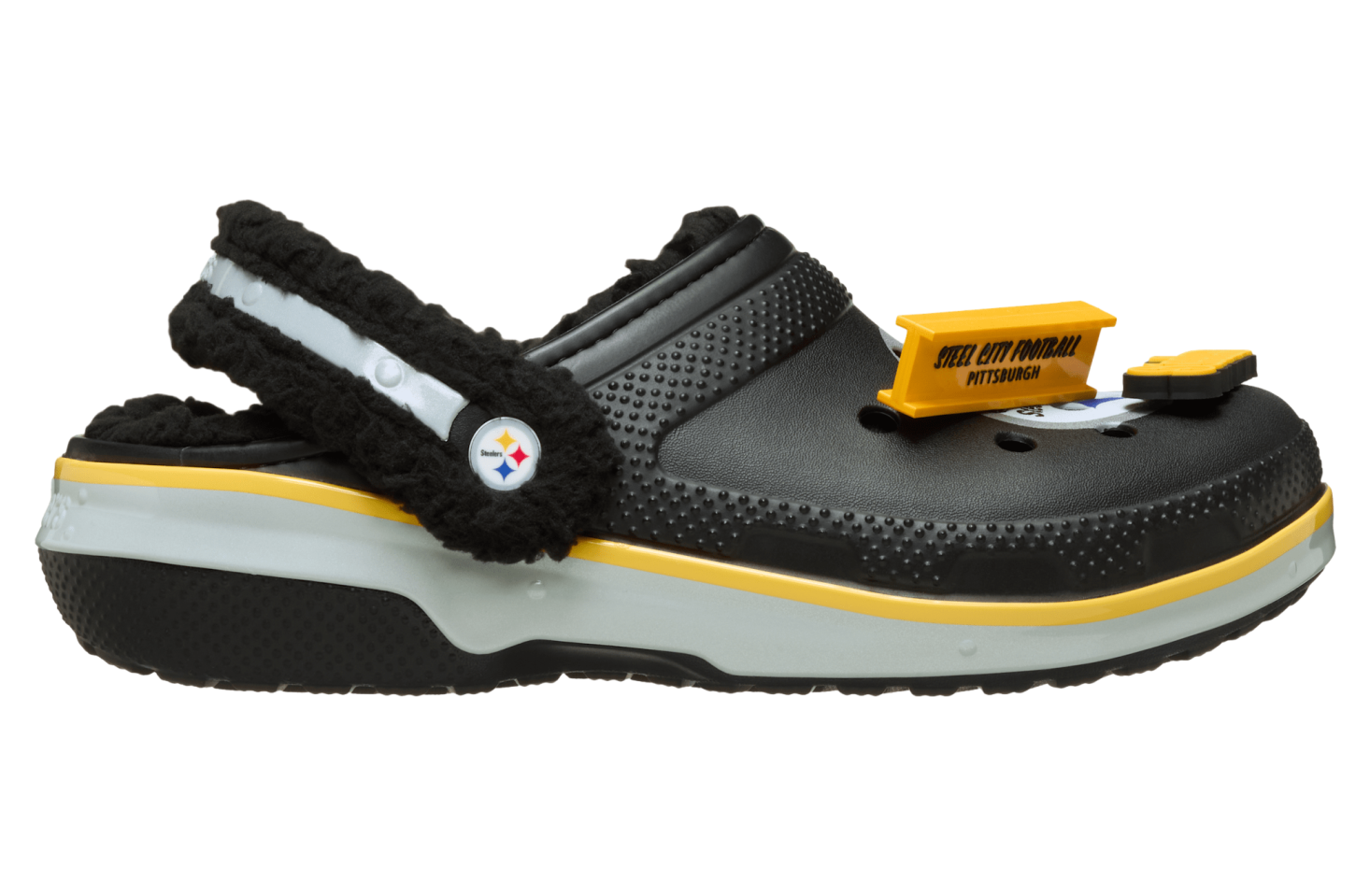 Crocs Nfl Pittsburgh Steelers Classic Lined Clog Multi
