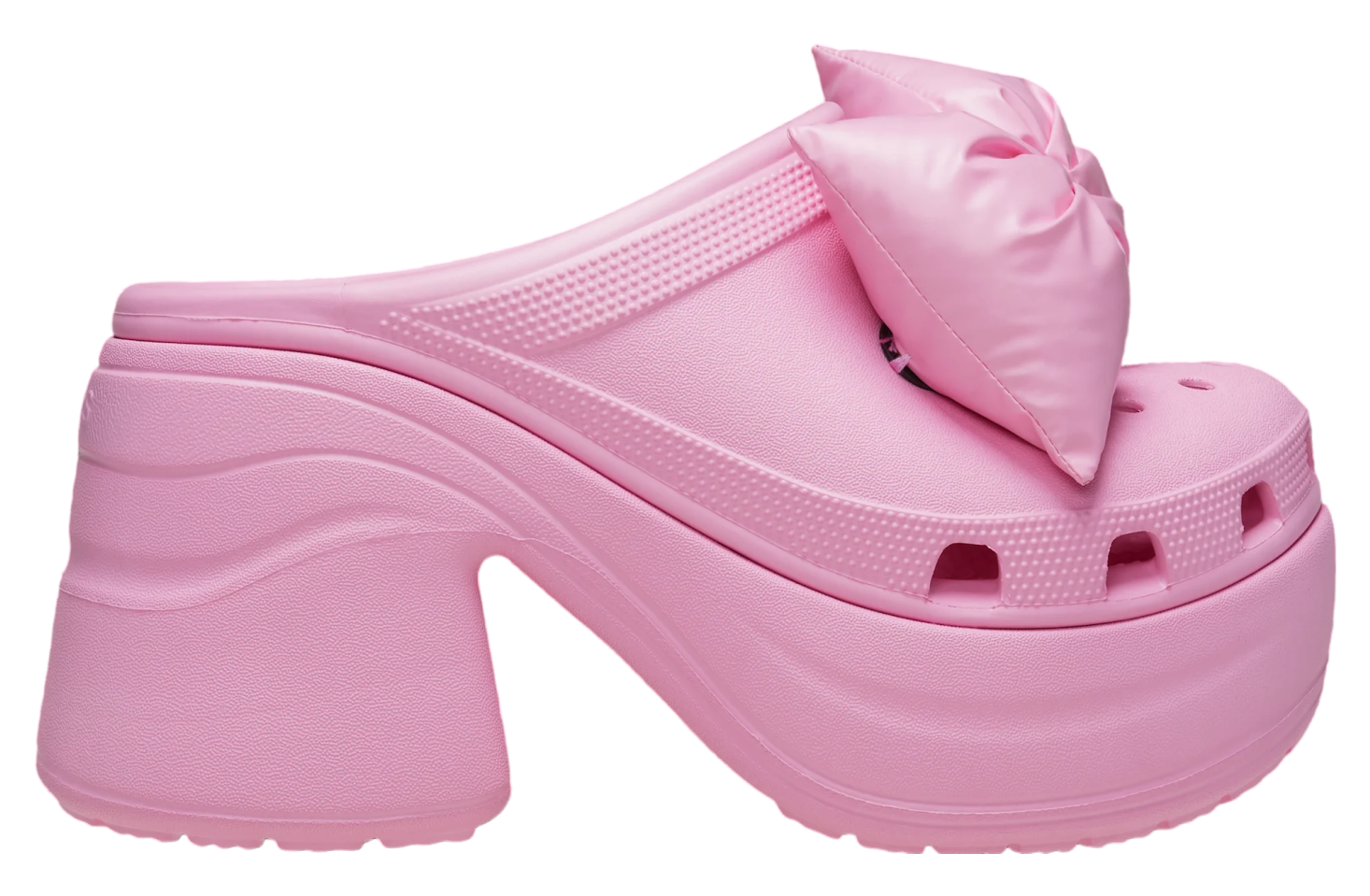 Crocs Siren Bow Clog Pink Tweed