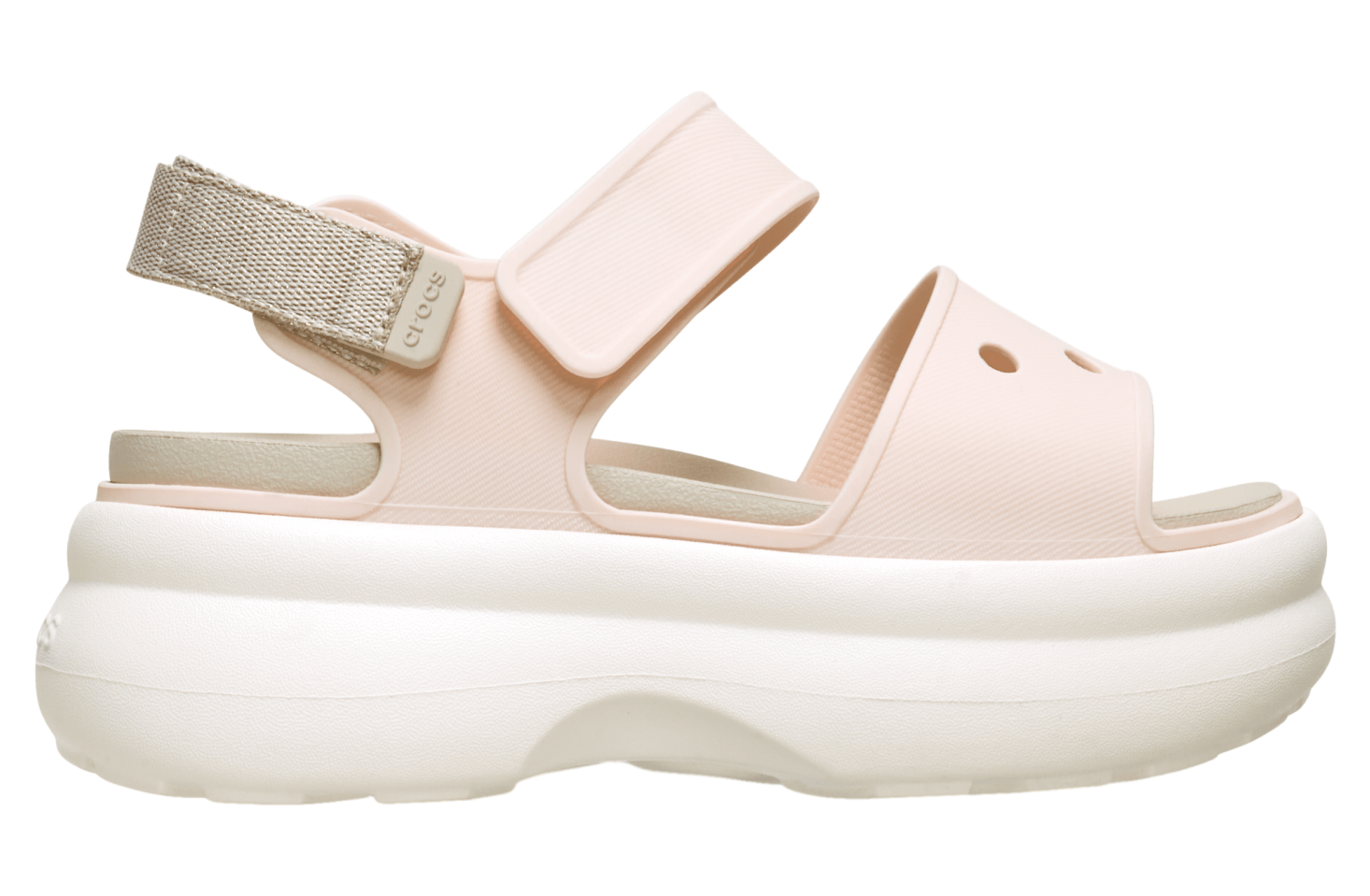 Crocs Soho Shimmer Y Strap Sandal WMNS Peach Ice / Frappé