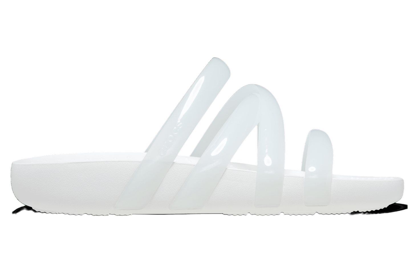 Crocs Splash Glossy Strappy Sandal WMNS White